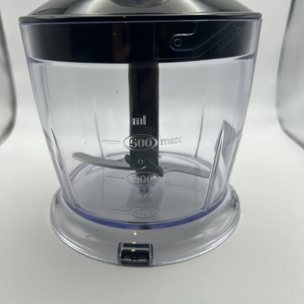 KOIOS 500ml Food Chopper Bowl w/ Lid & S Blade – Replacement Attachment Part‎